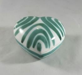 Gmundner Keramik-Dose/Herz 11